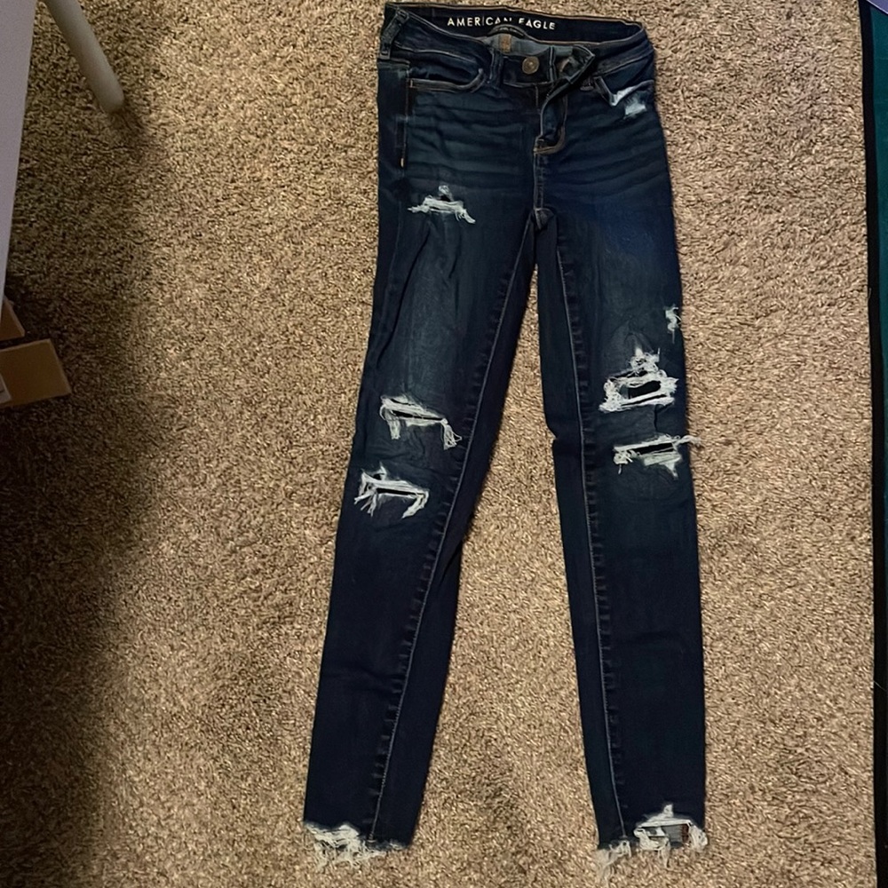 American Eagle Next Level Stretch Jeans 000 Short